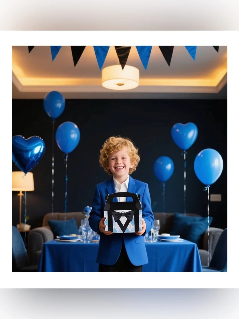 12 Pc BOSS Party Treat Boxes
